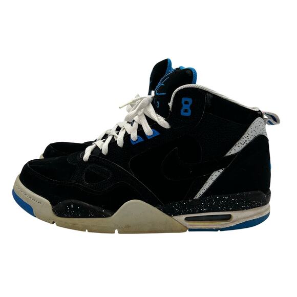 Nike Air Flight '13 Mid Mens Size 12‎ "Black Photo Blue" Sneakers 579961-001 - Picture 1 of 8